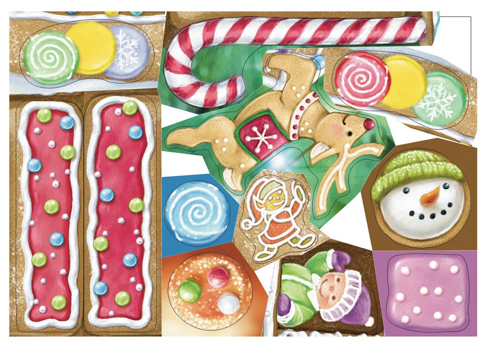 Gingerbread House Sticker Advent Calendar (Countdown to Christmas)